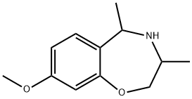 1,4-Benzoxazepine,2,3,4,5-tetrahydro-8-methoxy-3,5-dimethyl-(9CI) Struktur