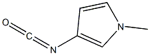 1H-Pyrrole,3-isocyanato-1-methyl-(9CI) Struktur