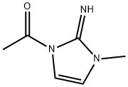 2H-Imidazol-2-imine,1-acetyl-1,3-dihydro-3-methyl-(9CI) Struktur