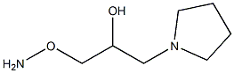 1-Pyrrolidineethanol,alpha-[(aminooxy)methyl]-(9CI) Struktur