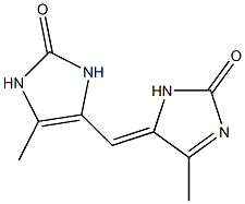 2H-Imidazol-2-one,4-[(2,3-dihydro-5-methyl-2-oxo-4H-imidazol-4-ylidene)methyl]-1,3-dihydro-5-methyl-(9CI) Struktur