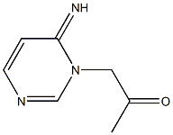 2-Propanone,1-(6-imino-1(6H)-pyrimidinyl)-(9CI) Struktur