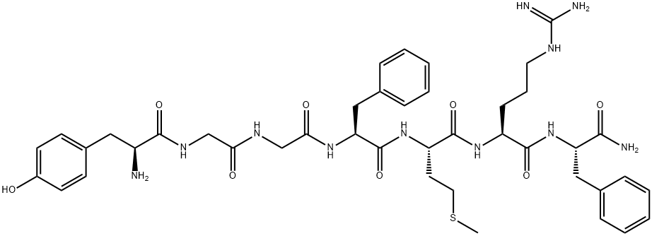 enkephalin-Met, Arg(6)-PheNH2(7)- Struktur