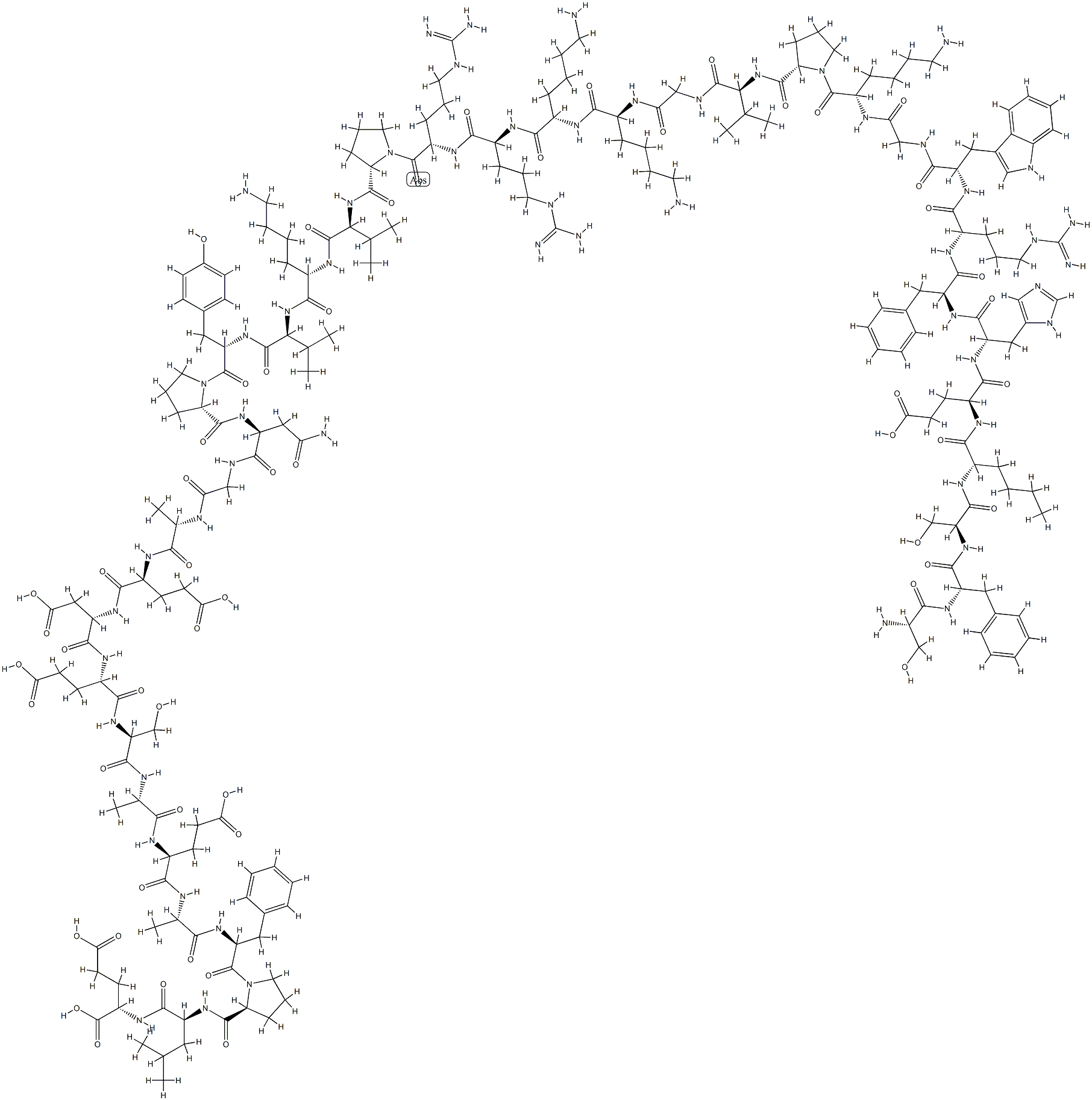 ACTH (1-38), Phe(2)-Nle(4)- Struktur