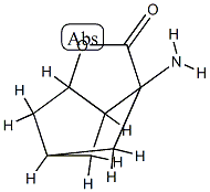 3,5-Methano-2H-cyclopenta[b]furan-2-one,3-aminohexahydro-(9CI) Struktur