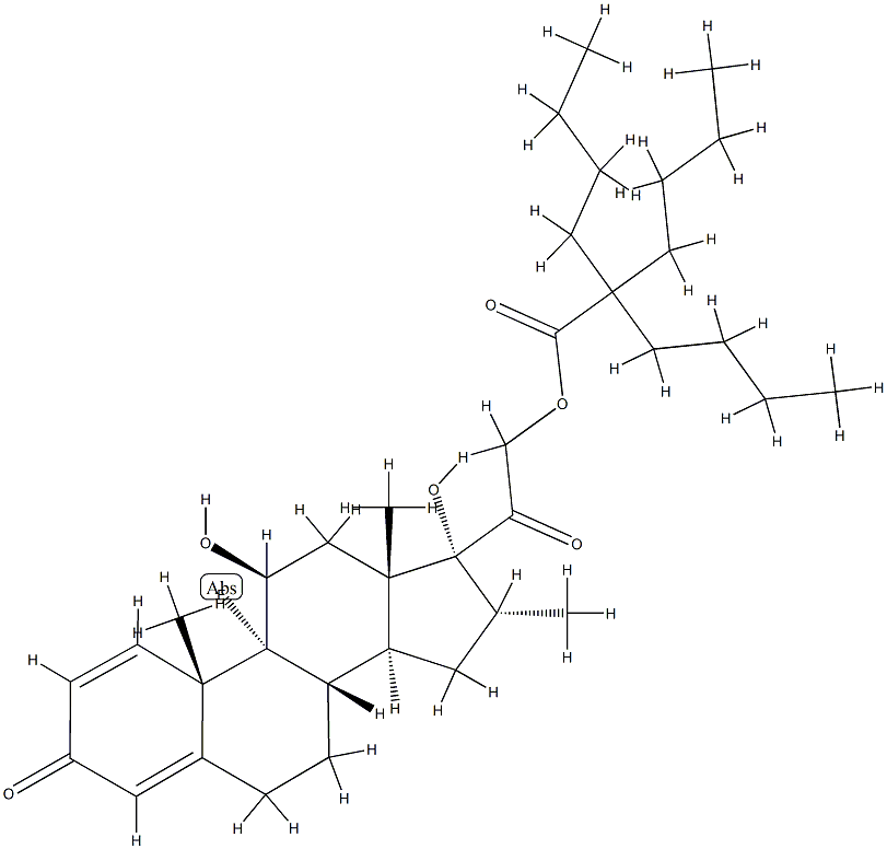 dexamethasone 21-tributylacetate Struktur