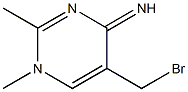 4(1H)-Pyrimidinimine,5-(bromomethyl)-1,2-dimethyl-(9CI) Struktur