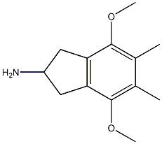 1H-Inden-2-amine,2,3-dihydro-4,7-dimethoxy-5,6-dimethyl-(9CI) Struktur