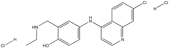 N-Desethyl AModiaquine Dihydrochloride Struktur