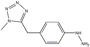 1H-Tetrazole,5-[(4-hydrazinophenyl)methyl]-1-methyl-(9CI) Struktur