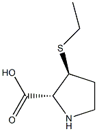 D-Proline, 3-(ethylthio)-, (3R)-rel- (9CI) Struktur