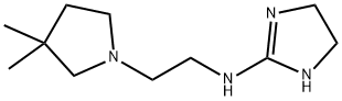 1H-Imidazol-2-amine,N-[2-(3,3-dimethyl-1-pyrrolidinyl)ethyl]-4,5-dihydro-(9CI) Struktur