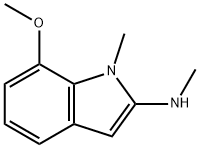 1H-Indol-2-amine,7-methoxy-N,1-dimethyl-(9CI) Struktur