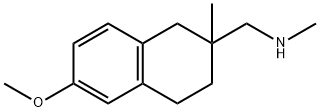 2-Naphthalenemethanamine,1,2,3,4-tetrahydro-6-methoxy-N,2-dimethyl-(9CI) Struktur