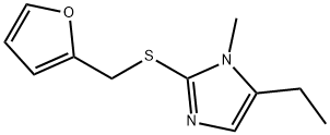 1H-Imidazole,5-ethyl-2-[(2-furanylmethyl)thio]-1-methyl-(9CI) Struktur