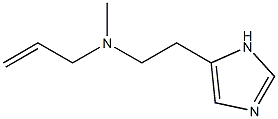 1H-Imidazole-4-ethanamine,N-methyl-N-2-propenyl-(9CI) Struktur