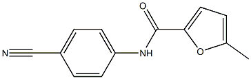 2-Furancarboxamide,N-(4-cyanophenyl)-5-methyl-(9CI) Struktur