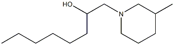 1-Piperidineethanol,alpha-hexyl-3-methyl-(9CI) Struktur