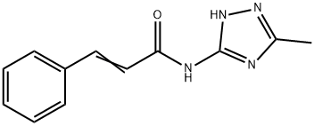 2-Propenamide,N-(5-methyl-1H-1,2,4-triazol-3-yl)-3-phenyl-(9CI) Struktur