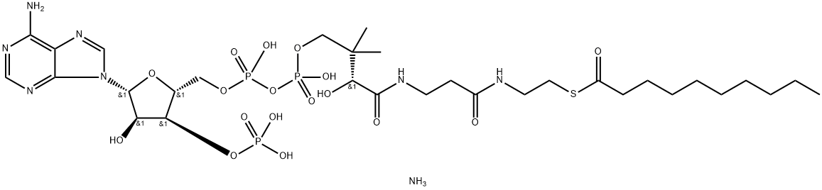 decanoyl CoenzyMe A (aMMoniuM salt) Struktur