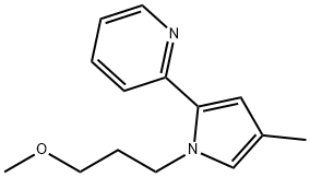 Pyridine,2-[1-(3-methoxypropyl)-4-methyl-1H-pyrrol-2-yl]-(9CI) Struktur