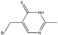 4-Pyrimidinethiol,5-(bromomethyl)-2-methyl-(8CI) Struktur