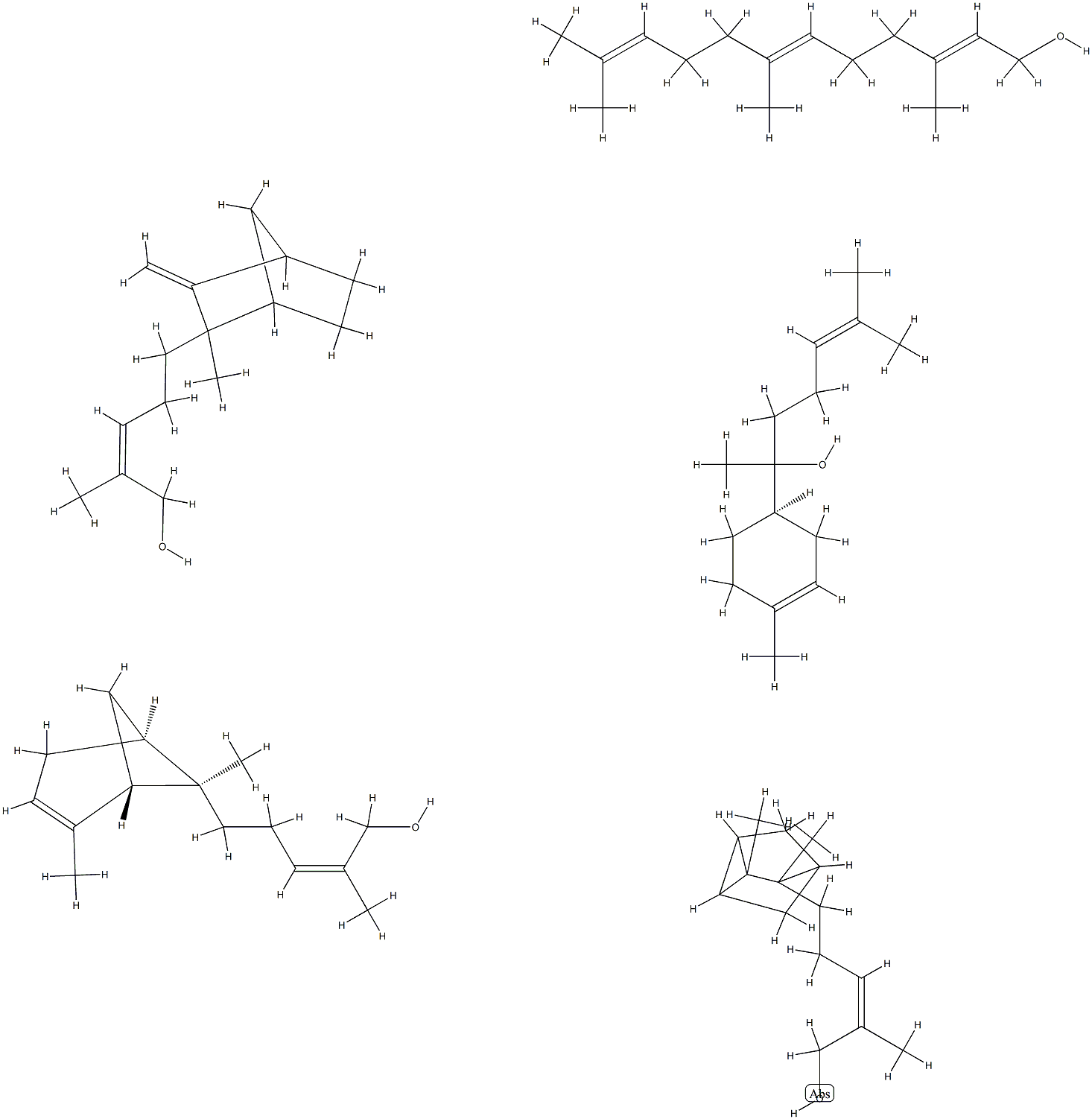 FUSANUS SPICATUS WOOD OIL Struktur