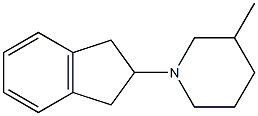 3-Pipecoline,1-(2-indanyl)-(8CI) Struktur