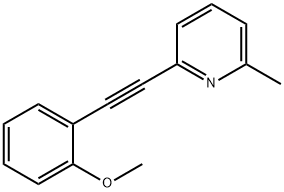 2-Picoline,6-[(o-methoxyphenyl)ethynyl]-(8CI) Struktur