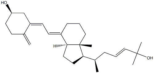 23-dehydro-25-hydroxyvitamin D3 Struktur