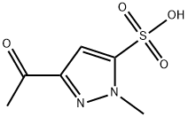 1H-Pyrazole-5-sulfonicacid,3-acetyl-1-methyl-(9CI) Struktur