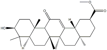 alpha-Glycyrrhetinic acid Struktur