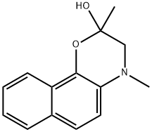 2H-Naphth[1,2-b]-1,4-oxazin-2-ol,3,4-dihydro-2,4-dimethyl-(9CI) Struktur