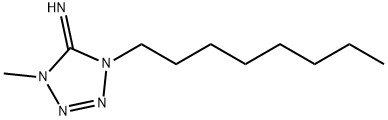 5H-Tetrazol-5-imine,1,4-dihydro-1-methyl-4-octyl-(9CI) Struktur