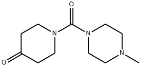 4-Piperidinone,1-[(4-methyl-1-piperazinyl)carbonyl]-(9CI) Struktur