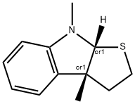 2H-Thieno[2,3-b]indole,3,3a,8,8a-tetrahydro-3a,8-dimethyl-,(3aR,8aR)-rel-(9CI) Struktur