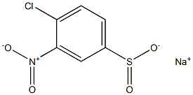 4-Chloro-3-nitrobenzenesulfinic acid sodium salt Struktur