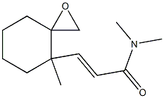 2-Propenamide,N,N-dimethyl-3-(4-methyl-1-oxaspiro[2.5]oct-4-yl)-(9CI) Struktur