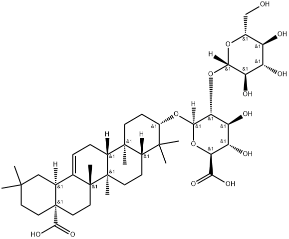 姜狀三七苷R1 結(jié)構(gòu)式