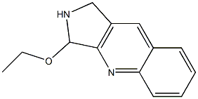 1H-Pyrrolo[3,4-b]quinoline,3-ethoxy-2,3-dihydro-(9CI) Struktur