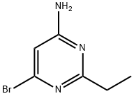 4-Pyrimidinamine,6-bromo-2-ethyl-(9CI) Struktur