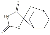 Spiro[1-azabicyclo[2.2.2]octane-3,5-oxazolidine]-2,4-dione (9CI) Struktur