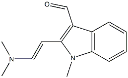 1H-Indole-3-carboxaldehyde,2-[(1E)-2-(dimethylamino)ethenyl]-1-methyl-(9CI) Struktur