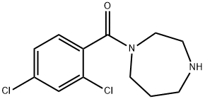 1-(2,4-dichlorobenzoyl)-1,4-diazepane Struktur