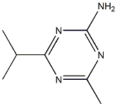 1,3,5-Triazin-2-amine,4-methyl-6-(1-methylethyl)-(9CI) Struktur