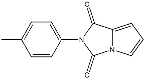 1H-Pyrrolo[1,2-c]imidazole-1,3(2H)-dione,2-(4-methylphenyl)-(9CI) Struktur