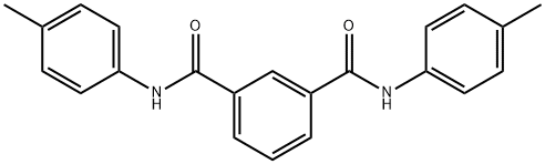 1-N,3-N-bis(4-methylphenyl)benzene-1,3-dicarboxamide Struktur