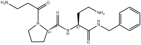 Dipeptide diaminobutyroyl benzylamide Struktur