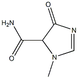 1H-Imidazole-5-carboxamide,4,5-dihydro-1-methyl-4-oxo-(9CI) Struktur