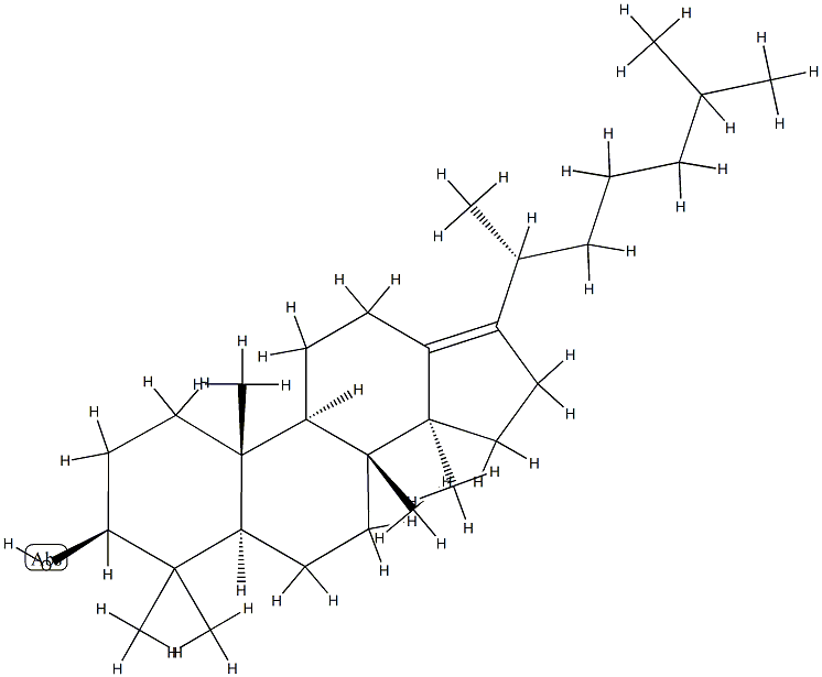 5α-Dammar-13(17)-en-3β-ol Struktur